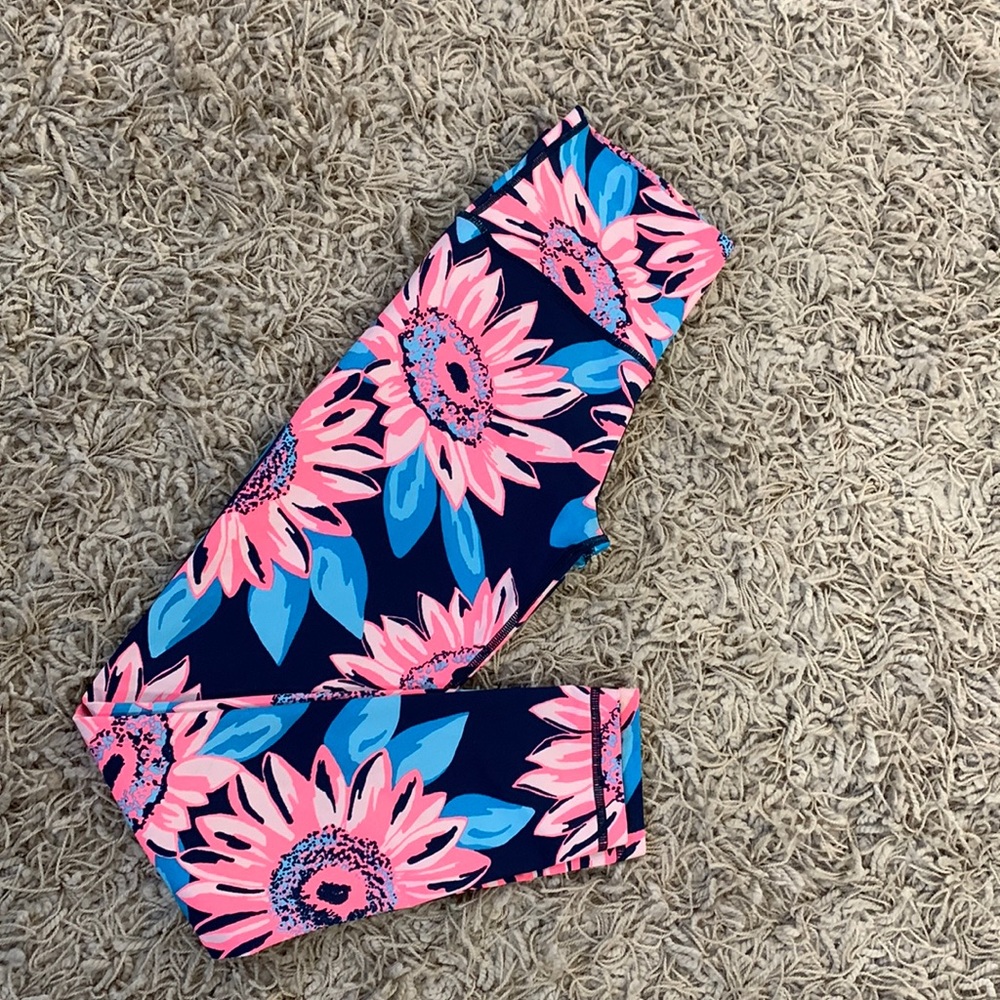 Aerie Leggings Chill Play Move Small Navy Pink Blue High Waist True to size